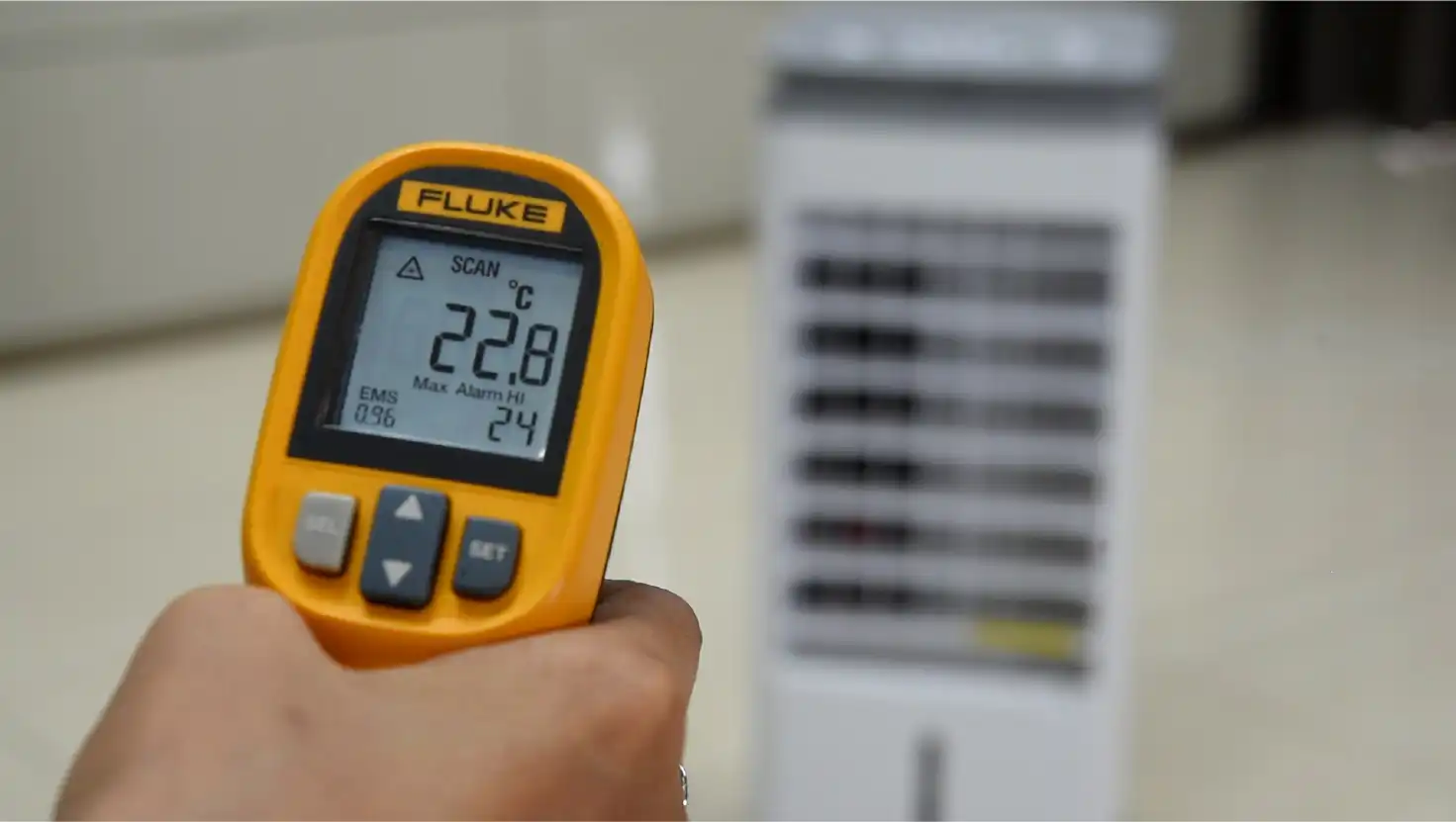 วัดอุณภูมิ พัดลมไอเย็น