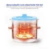 หม้อต้มอเนกประสงค์ พร้อมซึ่งนึ่ง CINNAMOROLL | รุ่น KW-118 - Image 11