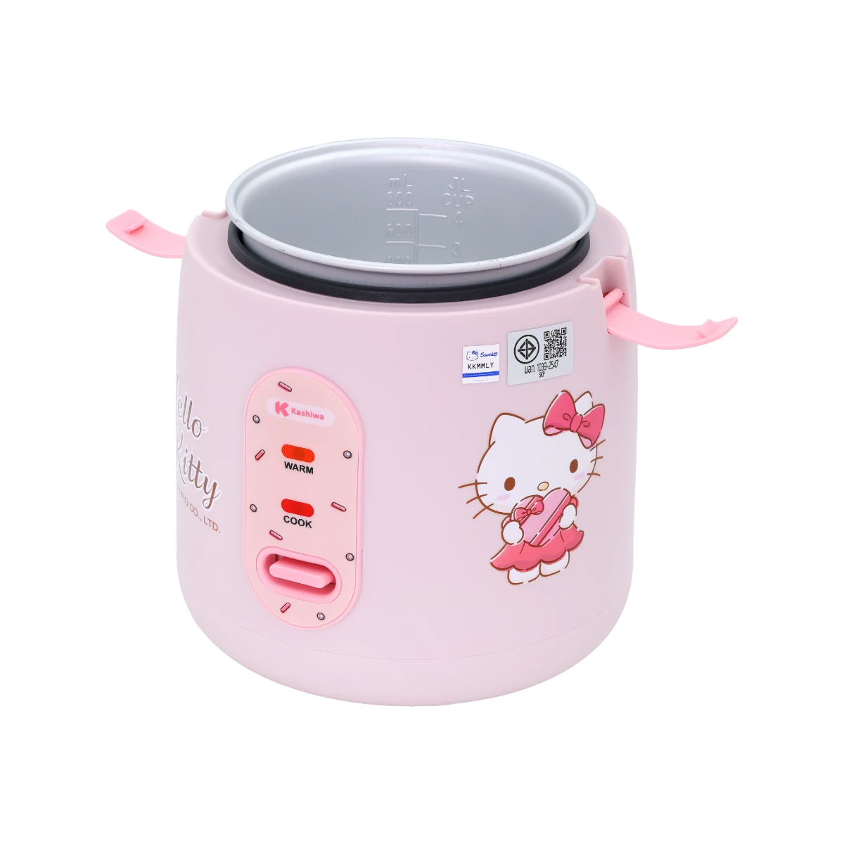 หม้อหุงข้าวไฟฟ้า 0.6 ลิตร Hello Kitty | รุ่น RC-066 - Image 4