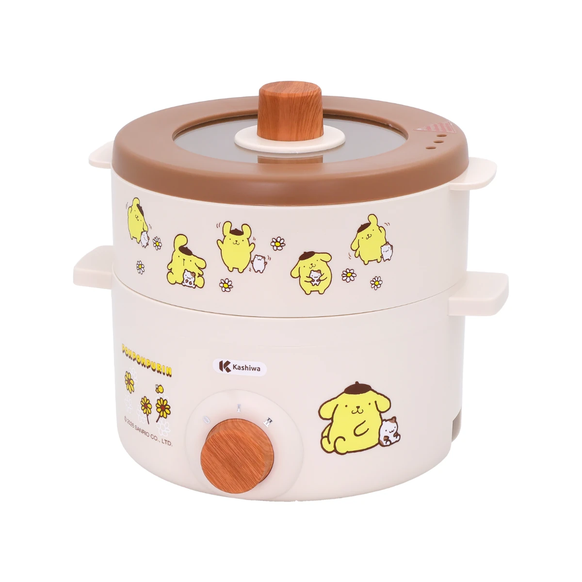 Alternative view of หม้อต้มอเนกประสงค์ พร้อมซึ่งนึ่ง Pompompurin | รุ่น KW-141