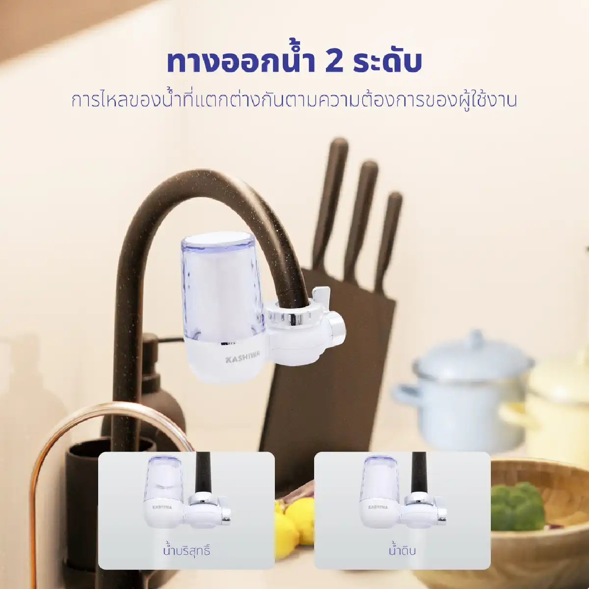 เครื่องกรองน้ำ ต่อปลายก๊อกน้ำ | รุ่น KA-1706 - Image 9
