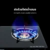 เตาแก๊ส หน้ากระจก หัวคู่ (หัวเปลว) | รุ่น X-2600 - Image 9