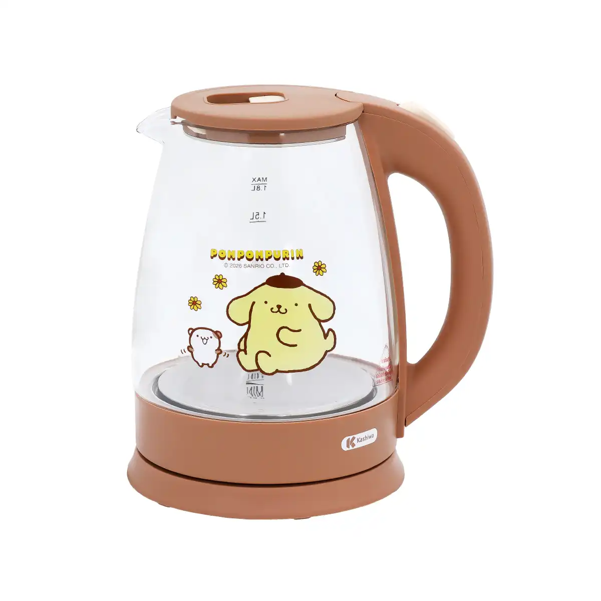 กาต้มน้ำไฟฟ้า ไร้สาย ขนาด 1.8 ลิตร ลาย Pompompurin | รุ่น PCK-202