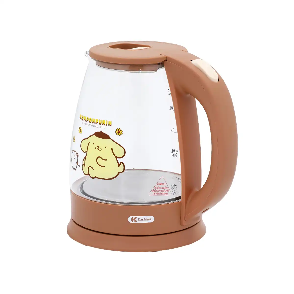 กาต้มน้ำไฟฟ้า ไร้สาย ขนาด 1.8 ลิตร ลาย Pompompurin | รุ่น PCK-202 - Image 2