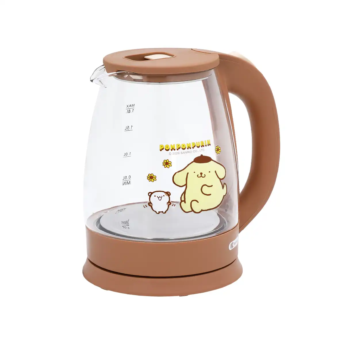 กาต้มน้ำไฟฟ้า ไร้สาย ขนาด 1.8 ลิตร ลาย Pompompurin | รุ่น PCK-202 - Image 3