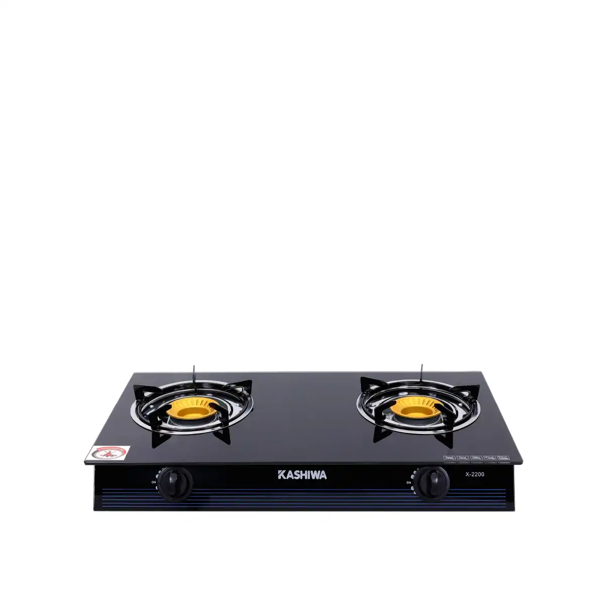 เตาแก๊ส หน้ากระจก หัวเปลวคู่ | รุ่น X-2200