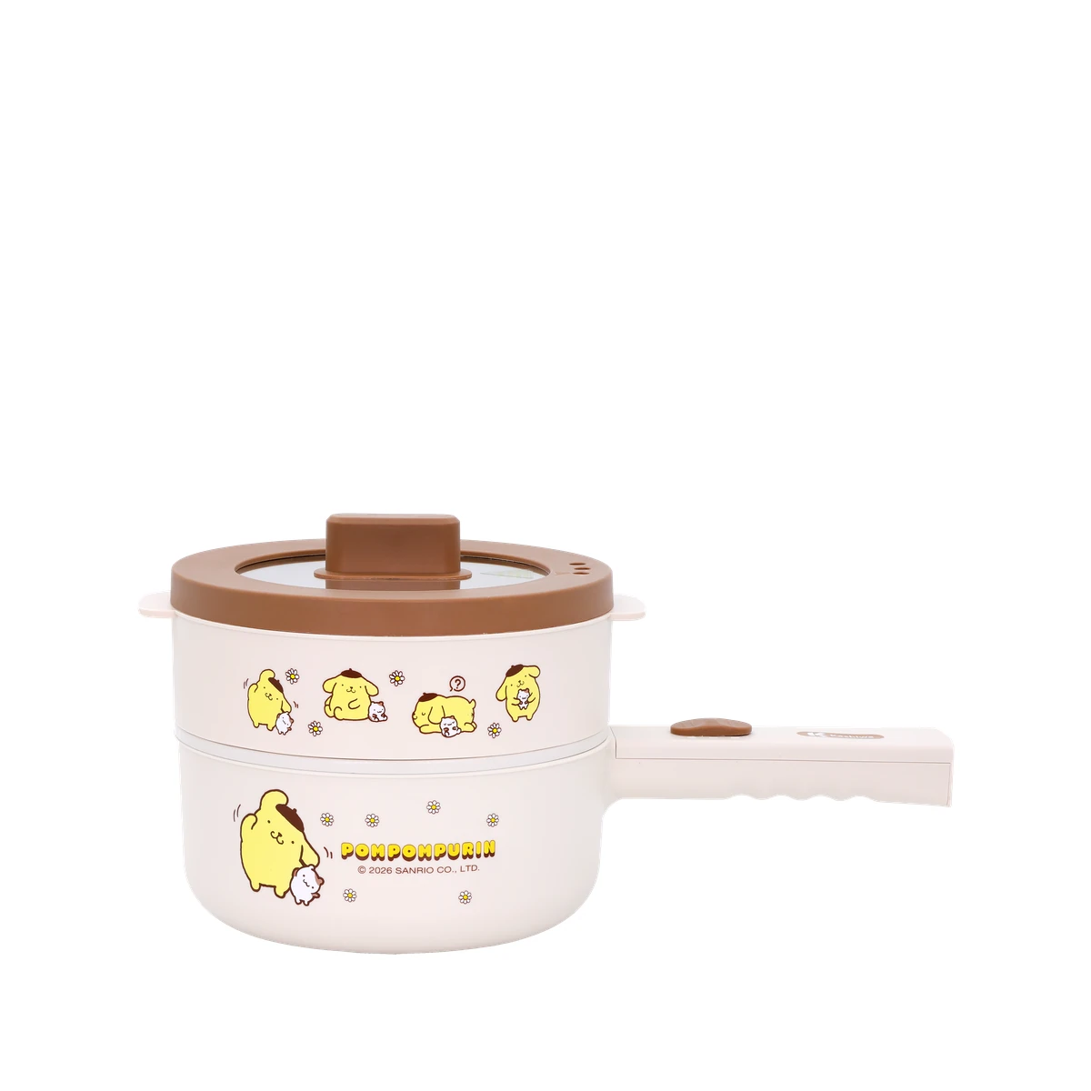 หม้อต้มไฟฟ้า Pompompurin KW-105 พร้อมซึ้งนึ่ง ภาพสินค้า 1