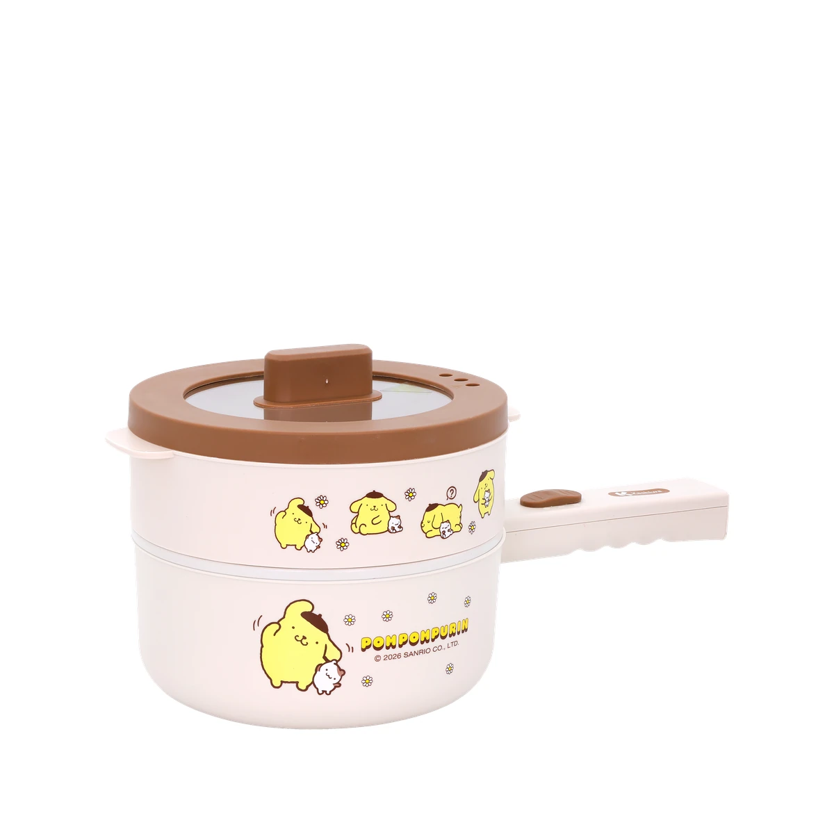 หม้อต้มไฟฟ้า Pompompurin KW-105 พร้อมซึ้งนึ่ง ภาพสินค้า 2