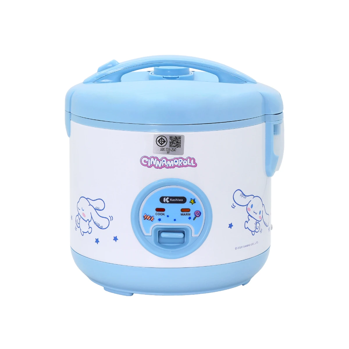 หม้อหุงข้าว Cinnamoroll RC-117-2026 ภาพตัวเครื่องลาย Cinnamoroll